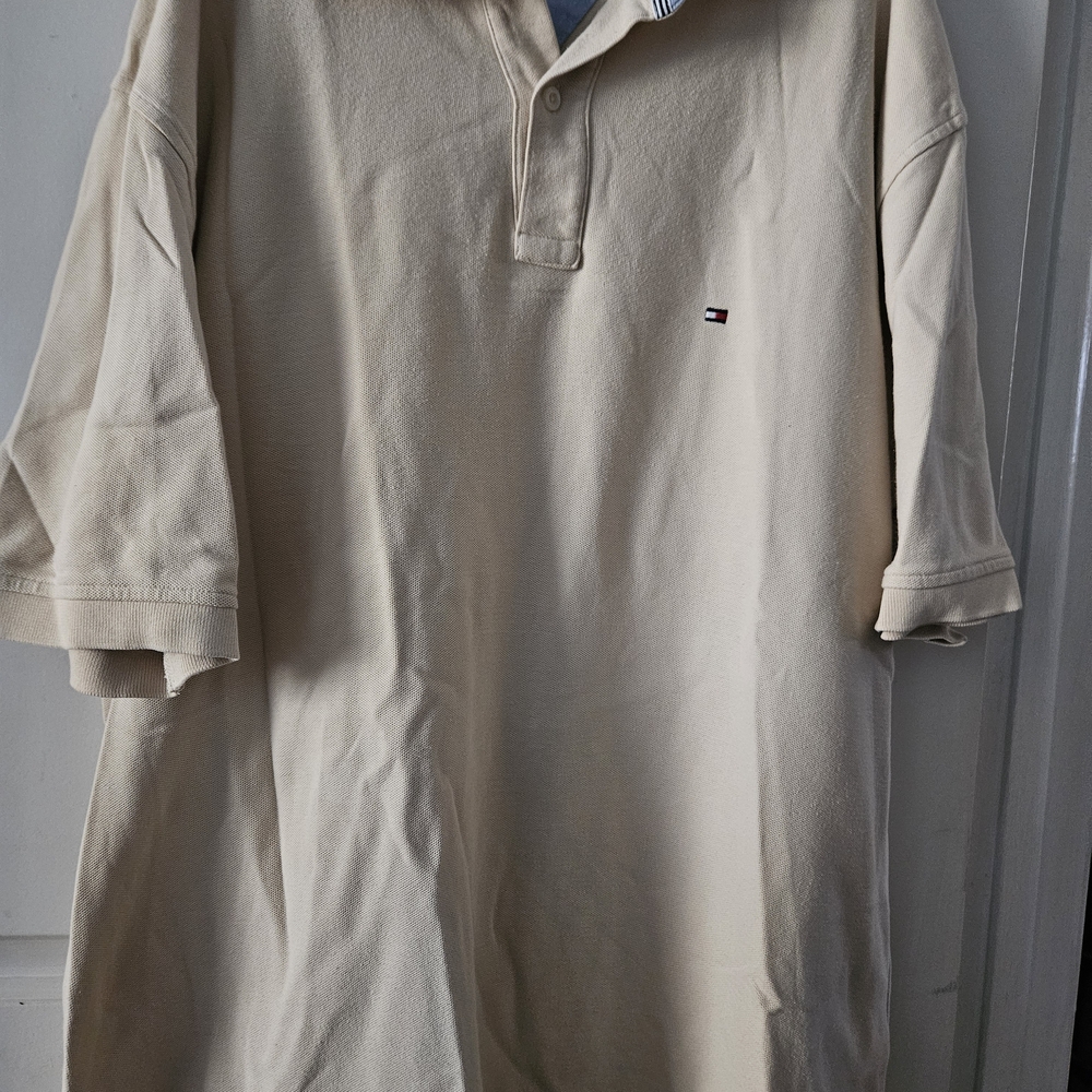 Tommy Hilfiger Men's Tan Polo Shirt XL